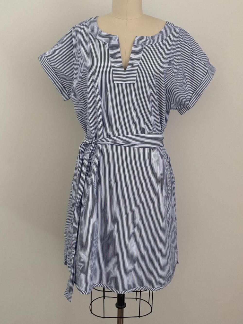 Vineyard Vines Striped Tunic Dress Ocean Reef Preppy Coastal Chic Resortwear L